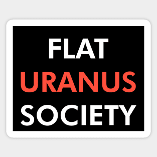 Flat Uranus Society (Light) Sticker